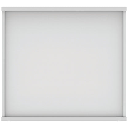 Astin Desk High Wooden Cupboard, 1 Shelf, 730mm High, White