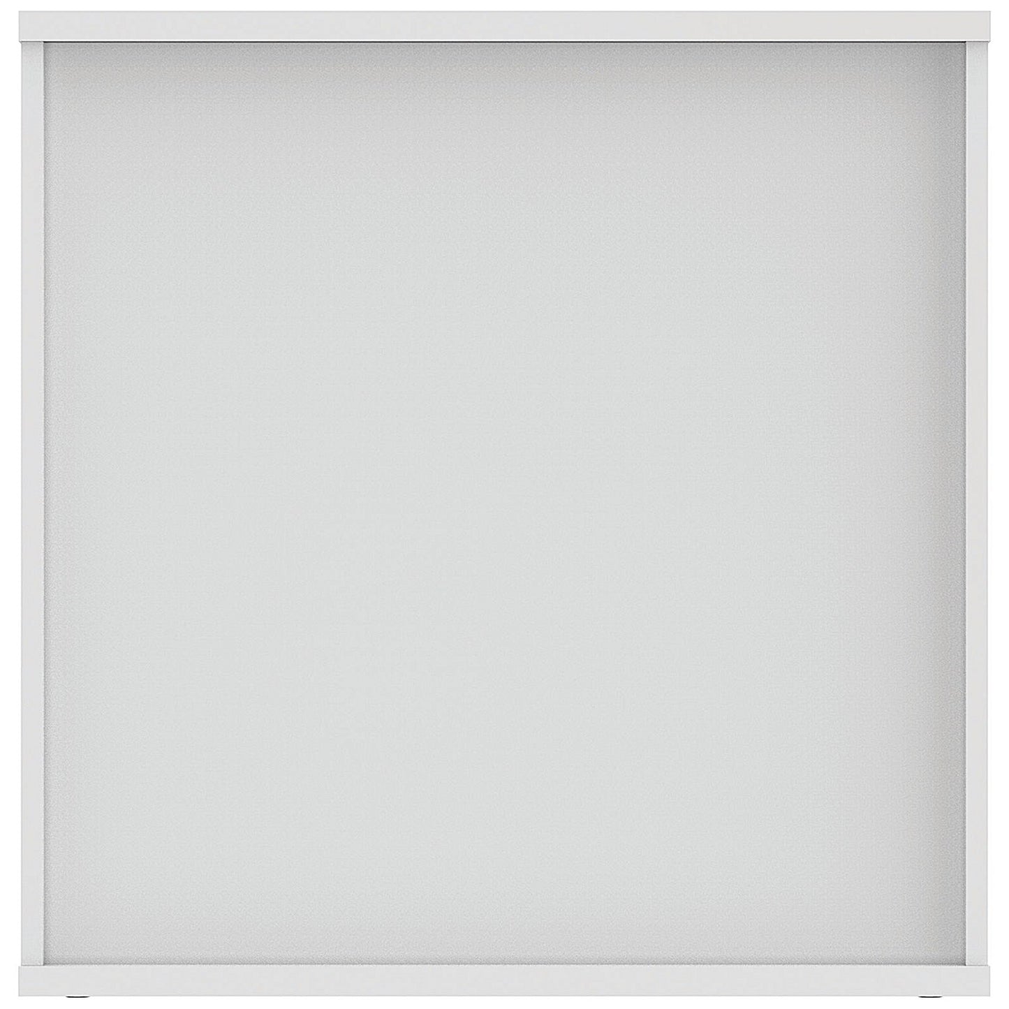 Astin Low Wooden Cupboard, 1 Shelf, 816mm High, White