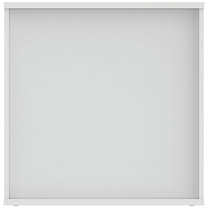 Astin Low Wooden Cupboard, 1 Shelf, 816mm High, White