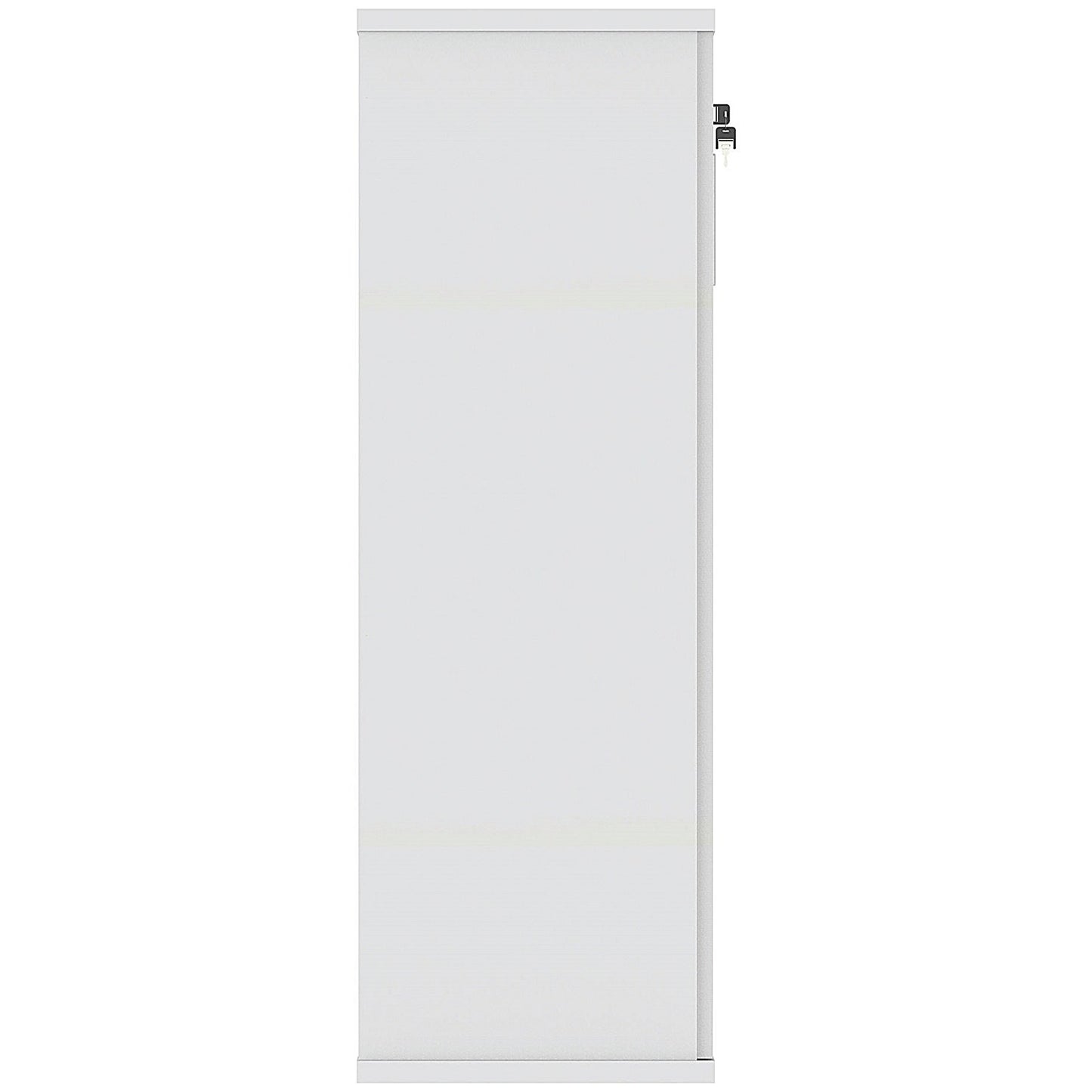 Astin Medium Wooden Cupboard,2 Shelves, 1204mm High, White
