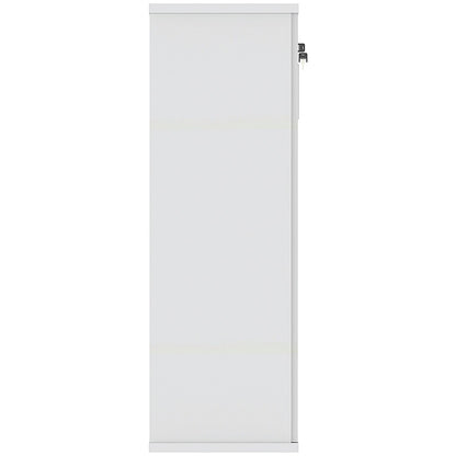 Astin Medium Wooden Cupboard,2 Shelves, 1204mm High, White