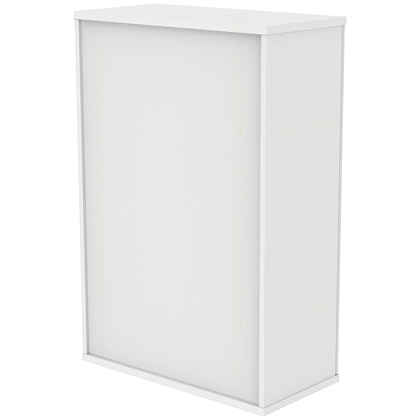 Astin Medium Wooden Cupboard,2 Shelves, 1204mm High, White