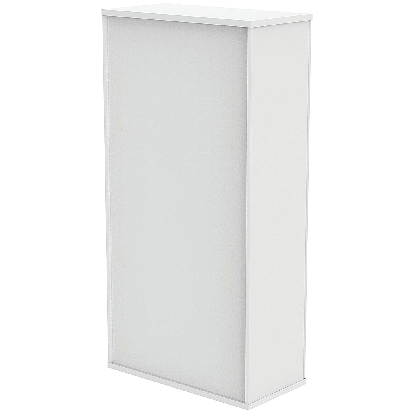 Astin Tall Wooden Cupboard, 3 Shelves, 1592mm High, White