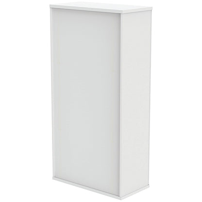 Astin Tall Wooden Cupboard, 3 Shelves, 1592mm High, White