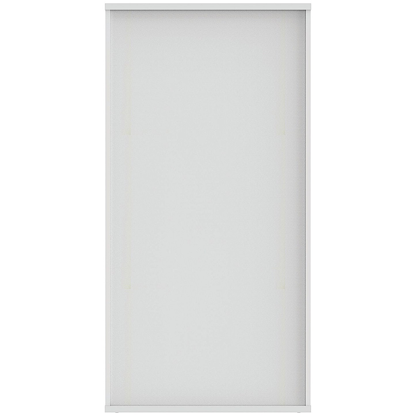 Astin Tall Wooden Cupboard, 3 Shelves, 1592mm High, White