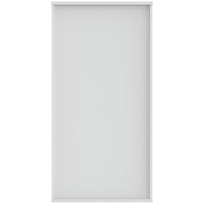 Astin Tall Wooden Cupboard, 3 Shelves, 1592mm High, White