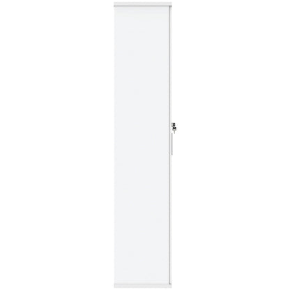 Astin Extra Tall Wooden Cupboard, 4 Shelves, 1980mm High, White