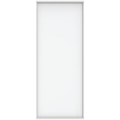 Astin Extra Tall Wooden Cupboard, 4 Shelves, 1980mm High, White