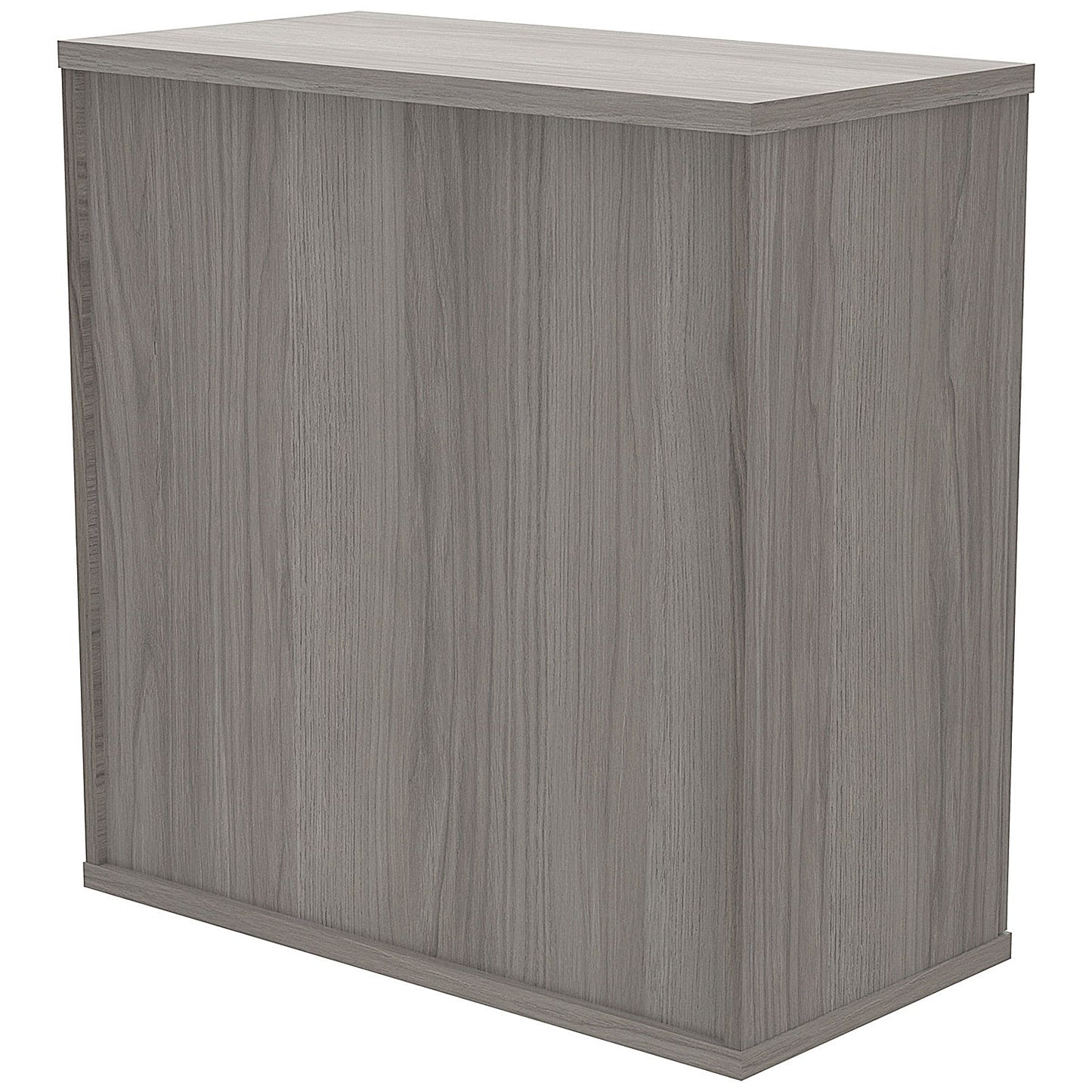 Astin Low Wooden Cupboard, 1 Shelf, 816mm High, Grey Oak