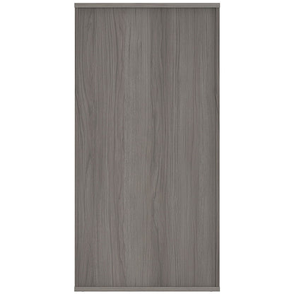 Astin Tall Wooden Cupboard, 3 Shelves, 1592mm High, Grey Oak