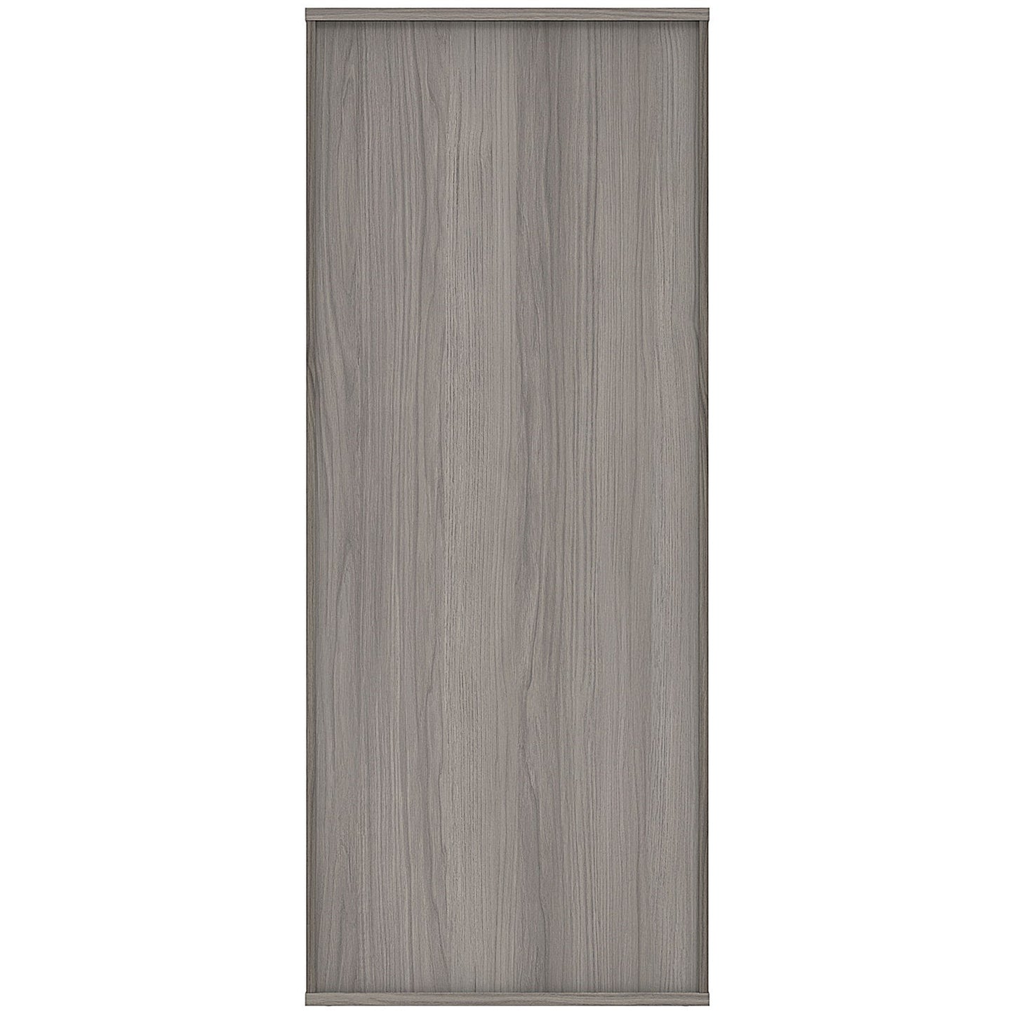 Astin Extra Tall Wooden Cupboard, 4 Shelves, 1980mm High, Grey Oak