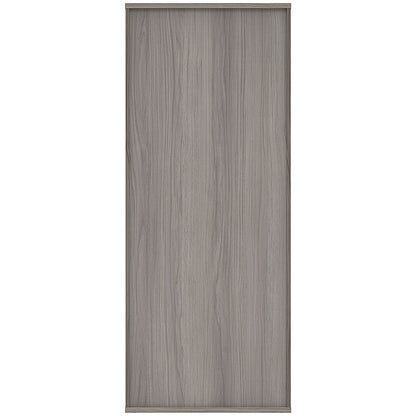 Astin Extra Tall Wooden Cupboard, 4 Shelves, 1980mm High, Grey Oak