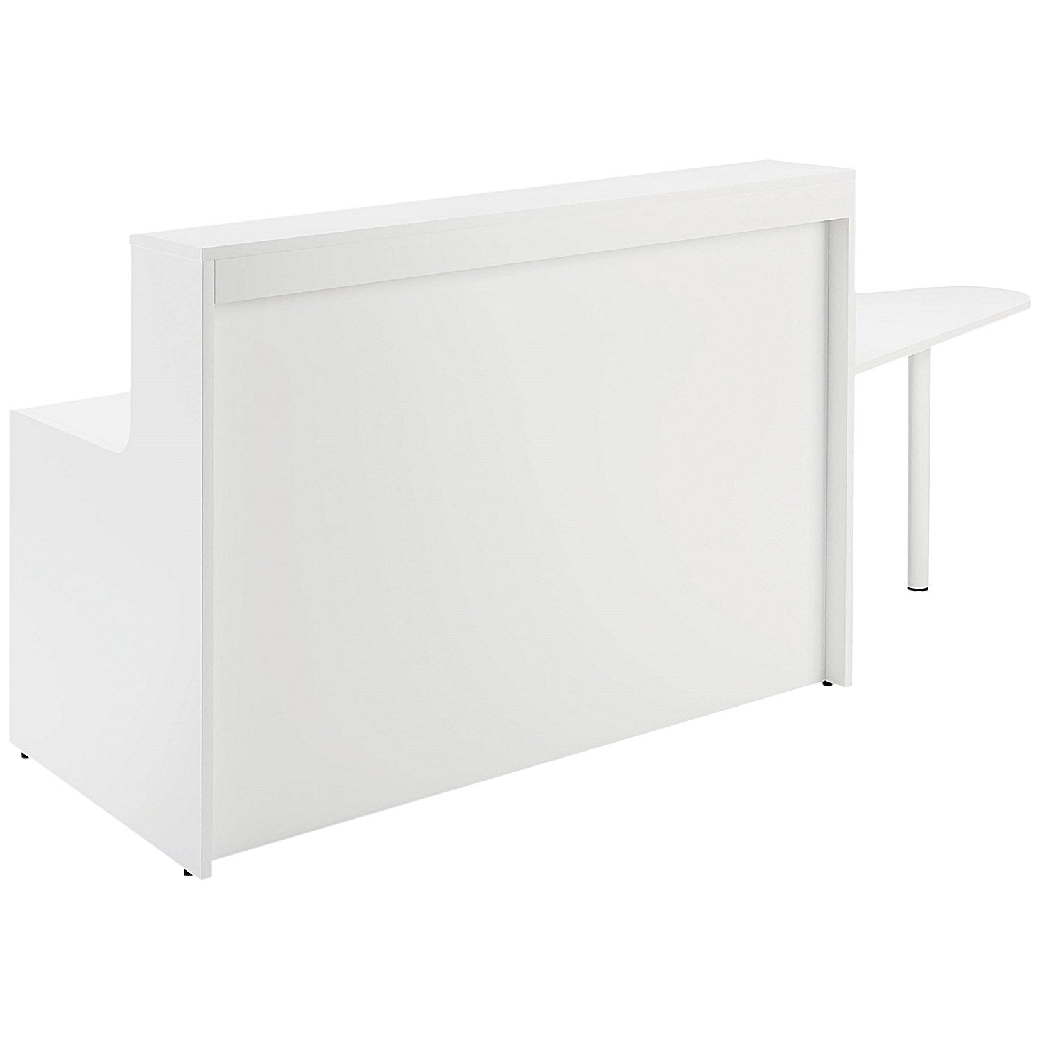 Jemini Reception Unit with Extension, 1400x800x740mm, White Easy2Order : KF839537