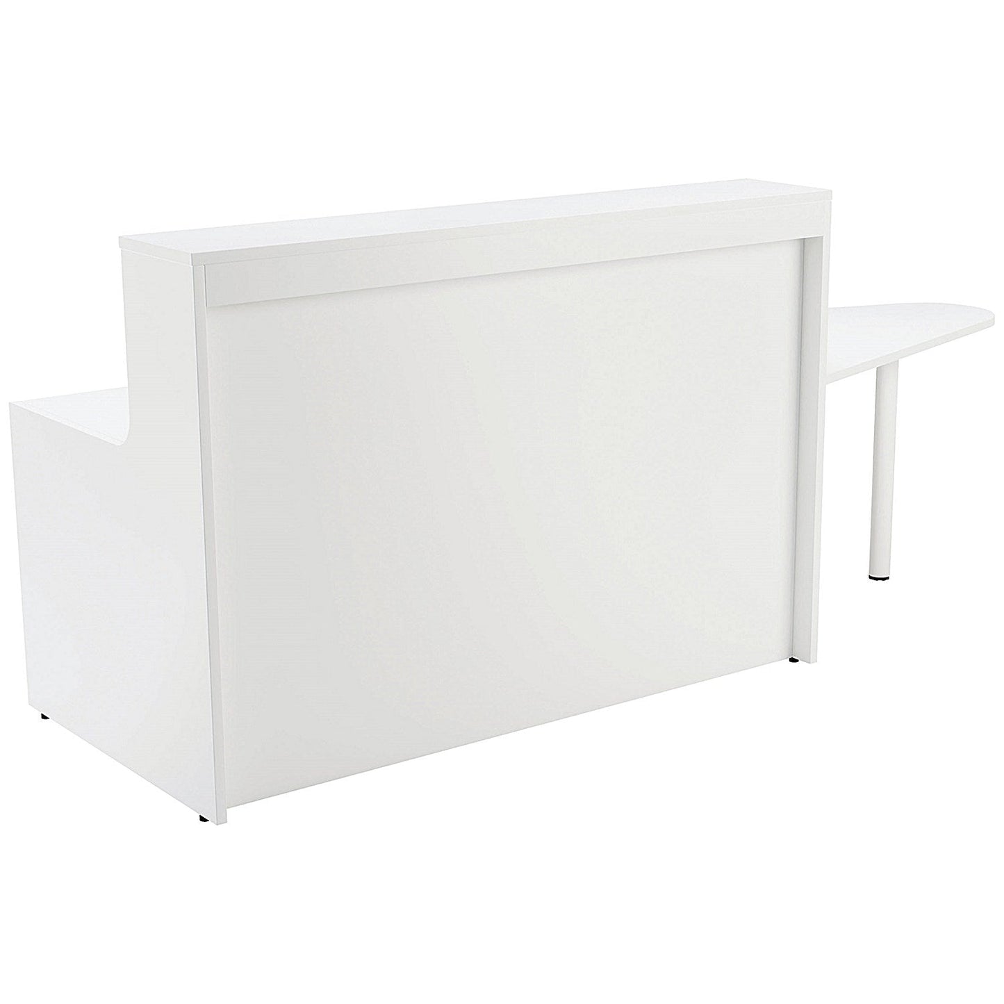 Jemini Reception Unit with Extension, 1600x800x740mm, White Easy2Order : KF839540
