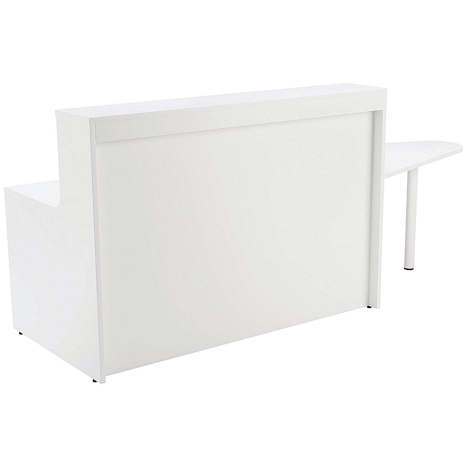 Jemini Reception Unit with Extension, 1600x800x740mm, White Easy2Order : KF839540