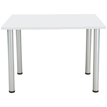 Jemini Rectangular Meeting Table, 1200x800mm, White