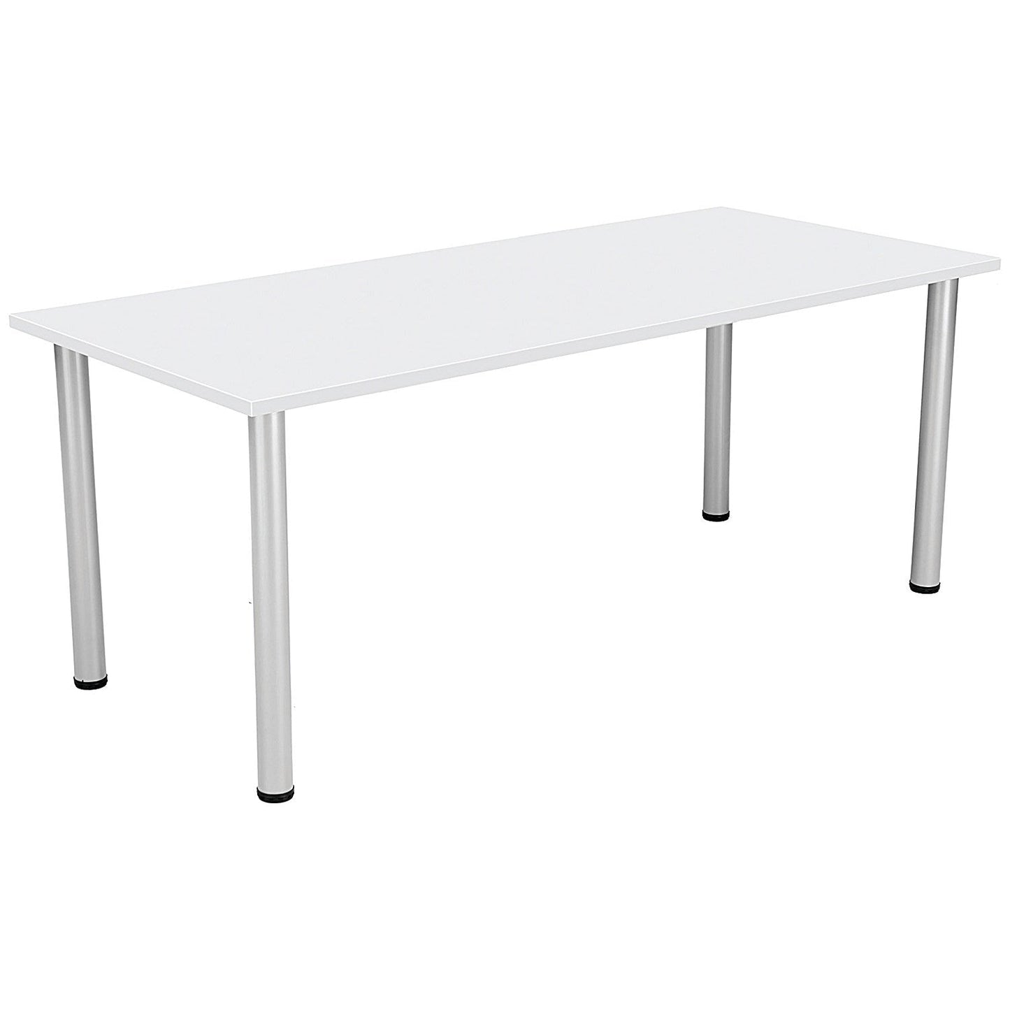Jemini Rectangular Meeting Table, 1800x800mm, White