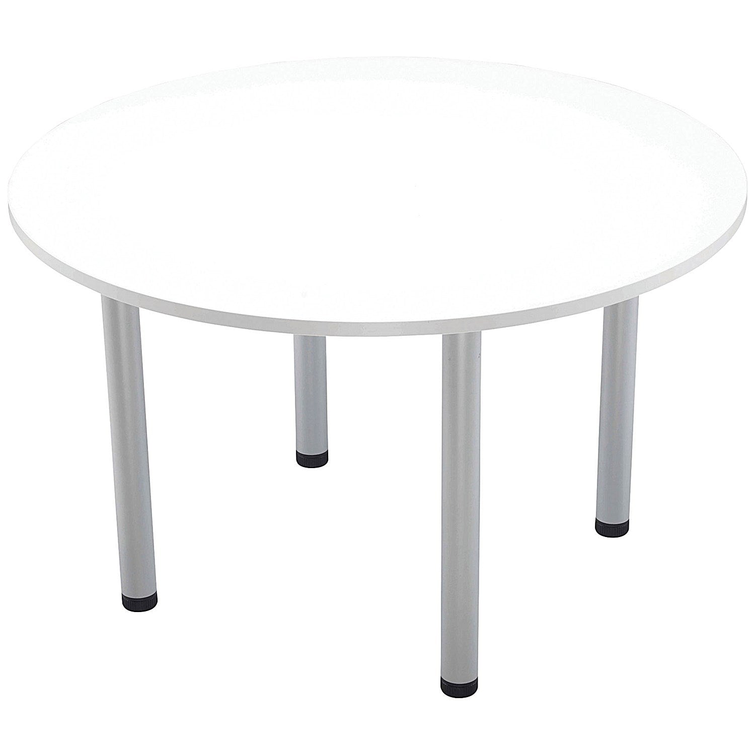 Jemini Circular Meeting Table, 1200x1200mm, White Easy2Order : KF840188