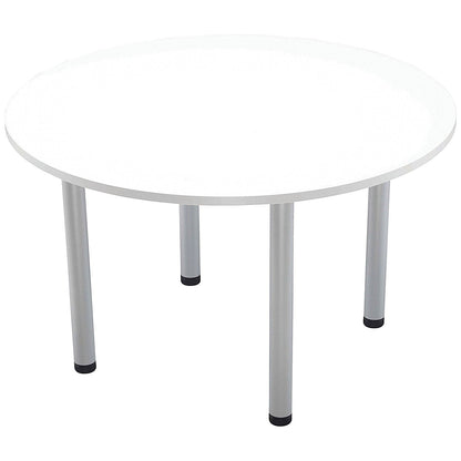 Jemini Circular Meeting Table, 1200x1200mm, White Easy2Order : KF840188