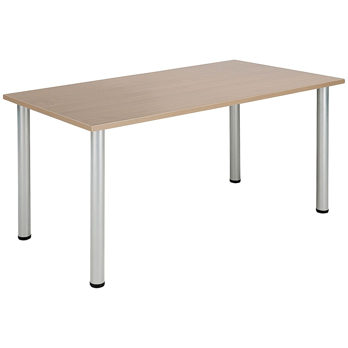 Jemini Rectangular Meeting Table, 1200x800mm, Grey Oak