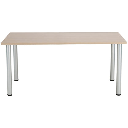 Jemini Rectangular Meeting Table, 1800x800mm, Grey Oak
