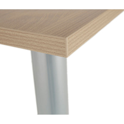 Jemini Rectangular Meeting Table, 1800x800mm, Grey Oak