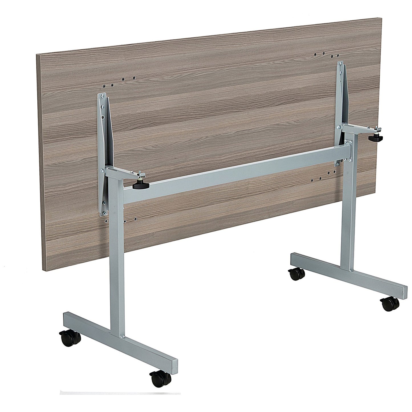 Jemini Rectangular Tilt Table, 1600x800mm, Grey Oak