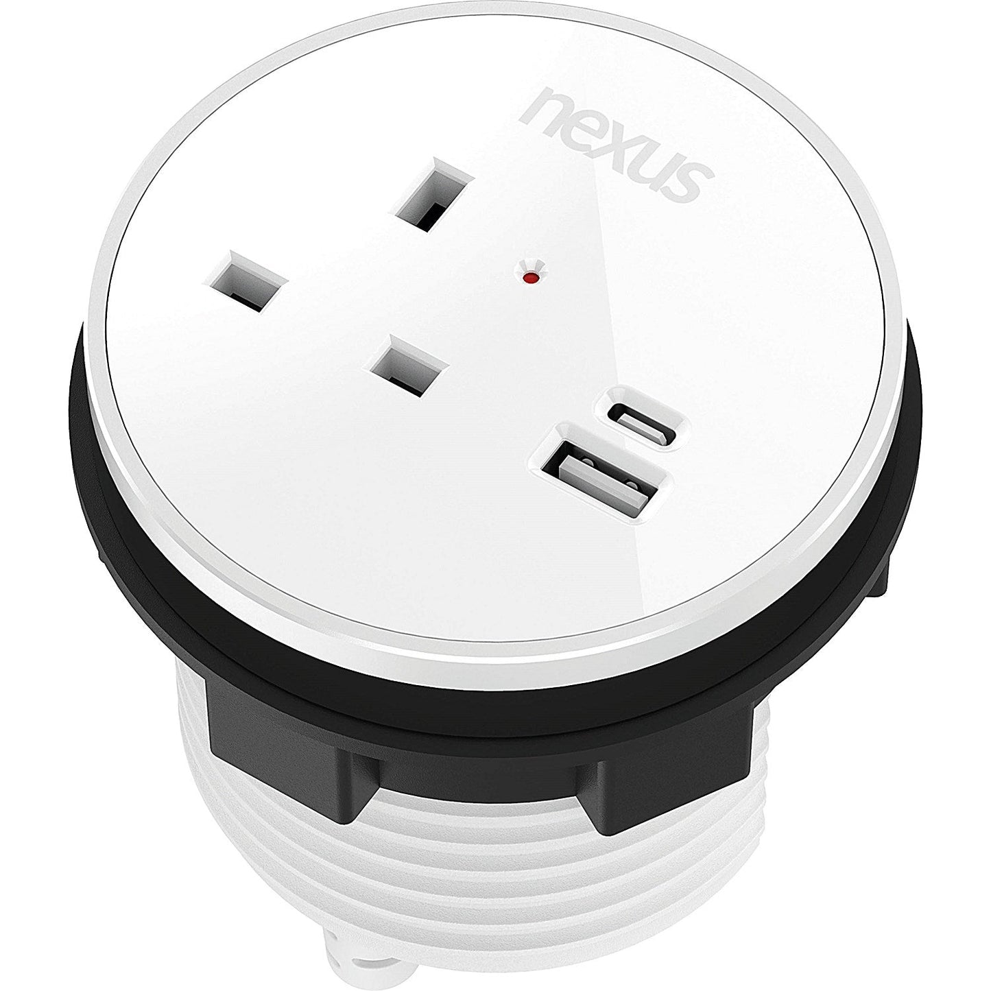 Nexus In Desk Power Module, White Easy2Order : KF882378