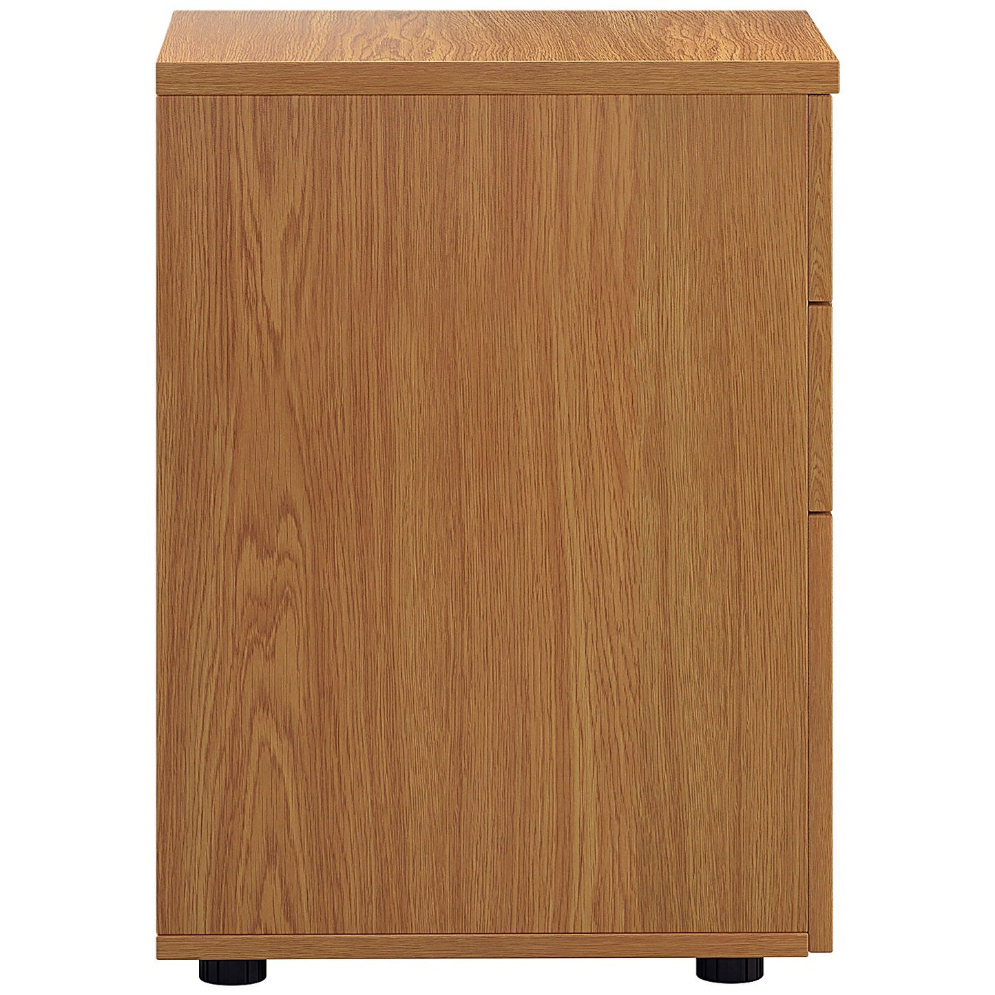 First 3 Drawer Mobile Pedestal, Oak