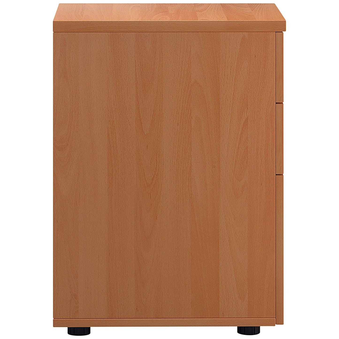 First 3 Drawer Mobile Pedestal, Beech