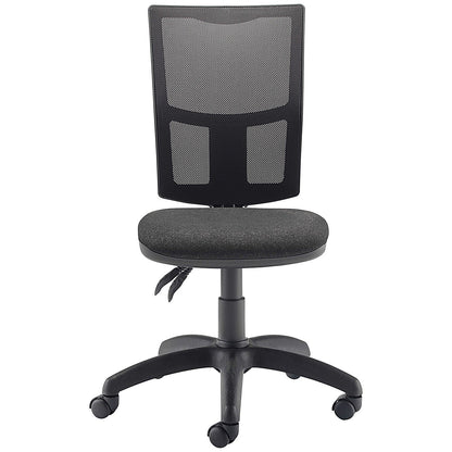 First Medway High Mesh Back Operator Chair, Charcoal