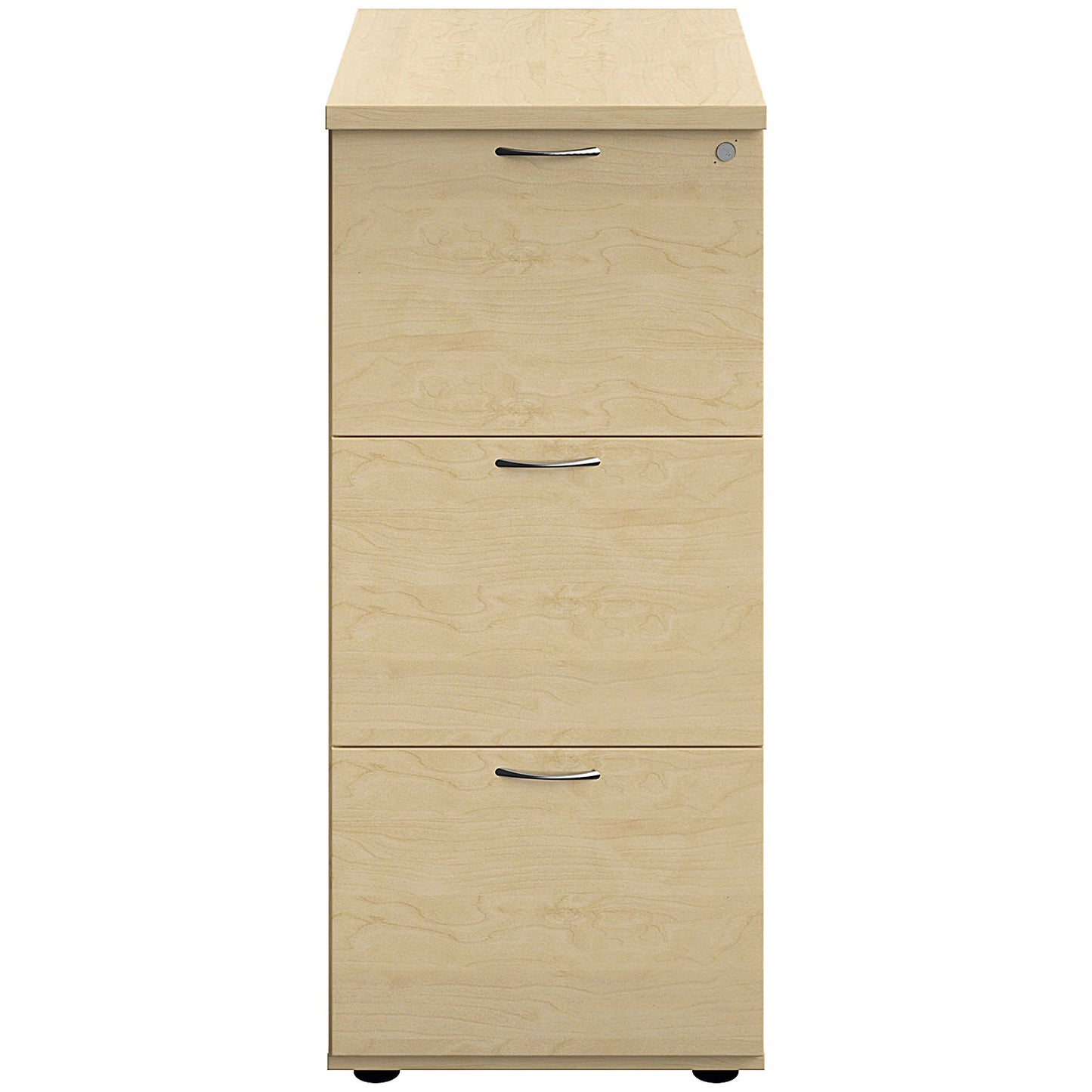 Jemini Foolscap Filing Cabinet, 3 Drawer, Maple