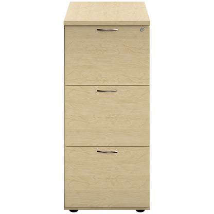 Jemini Foolscap Filing Cabinet, 3 Drawer, Maple