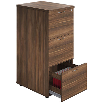 Jemini Foolscap Filing Cabinet, 3 Drawer, Walnut