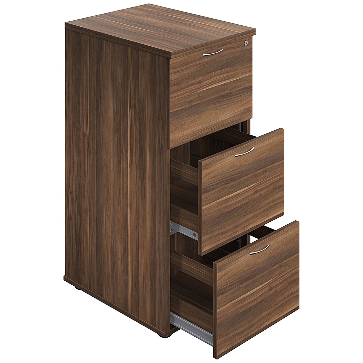 Jemini Foolscap Filing Cabinet, 3 Drawer, Walnut