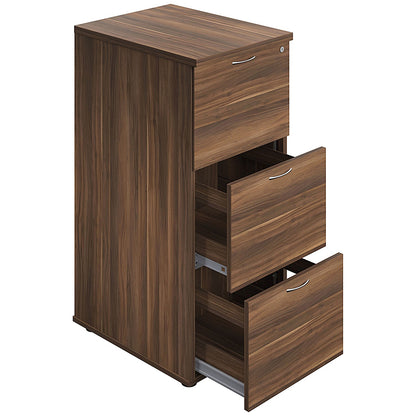 Jemini Foolscap Filing Cabinet, 3 Drawer, Walnut