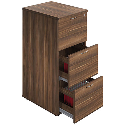 Jemini Foolscap Filing Cabinet, 3 Drawer, Walnut