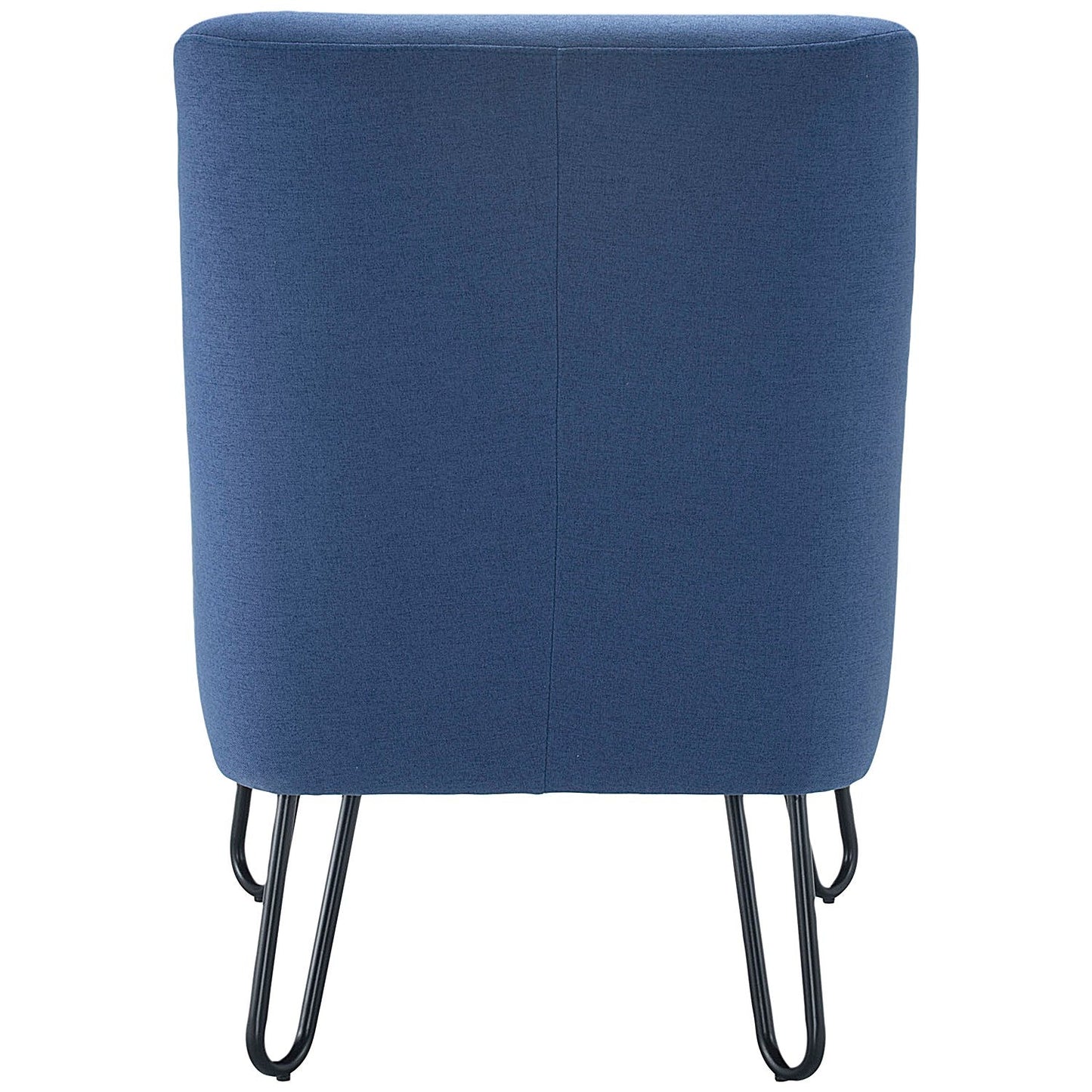 Jemini Reception Armchair, Hairpin Leg, Navy