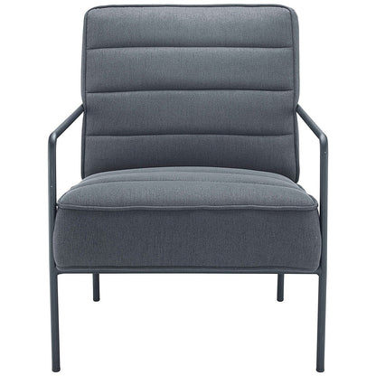 Jemini Wire Frame Reception Armchair, Grey