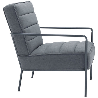 Jemini Wire Frame Reception Armchair, Grey
