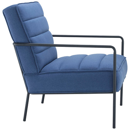 Jemini Wire Frame Reception Armchair, Navy