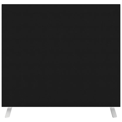 Jemini Floor Standing Screen, 1400x1200mm, Black