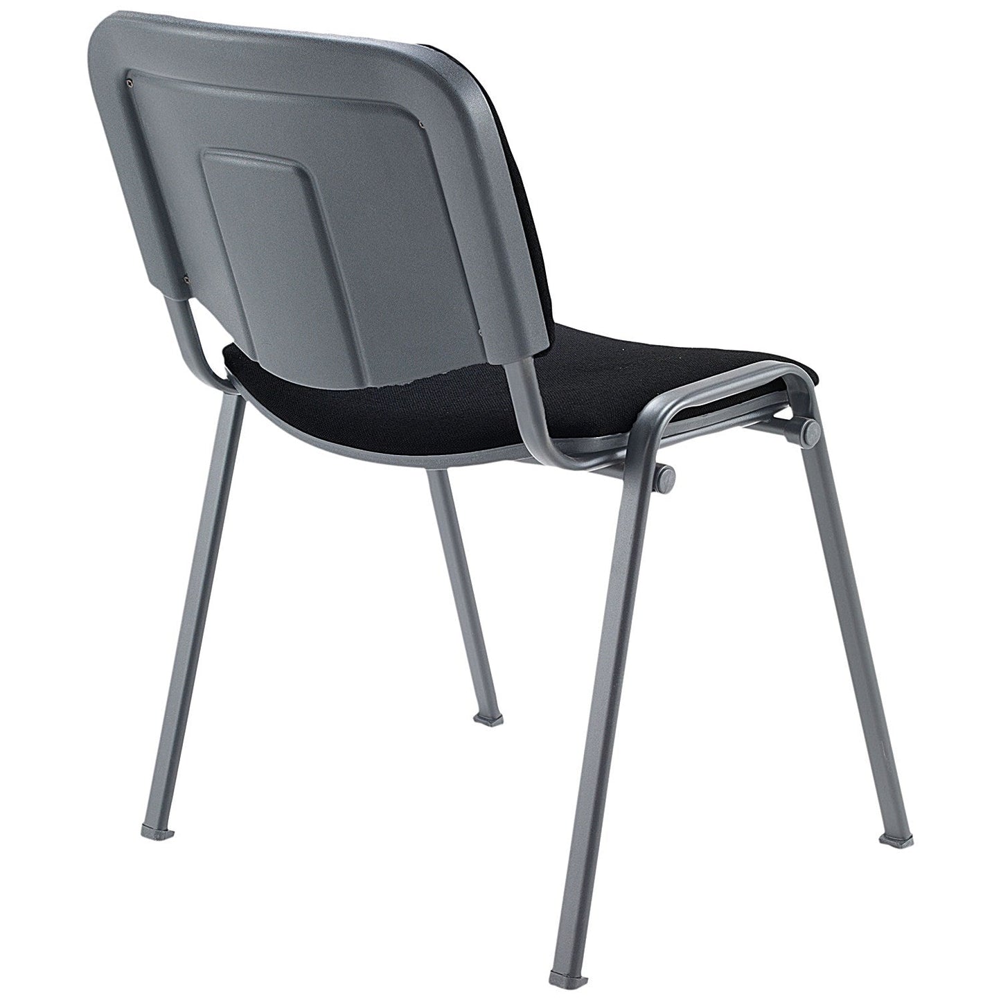 Jemini Ultra Multipurpose Black Frame Stacking Chair, Black