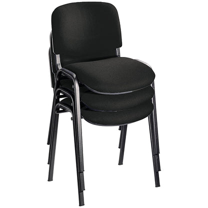 Jemini Ultra Multipurpose Black Frame Stacking Chair, Black Easy2Order : KF90552