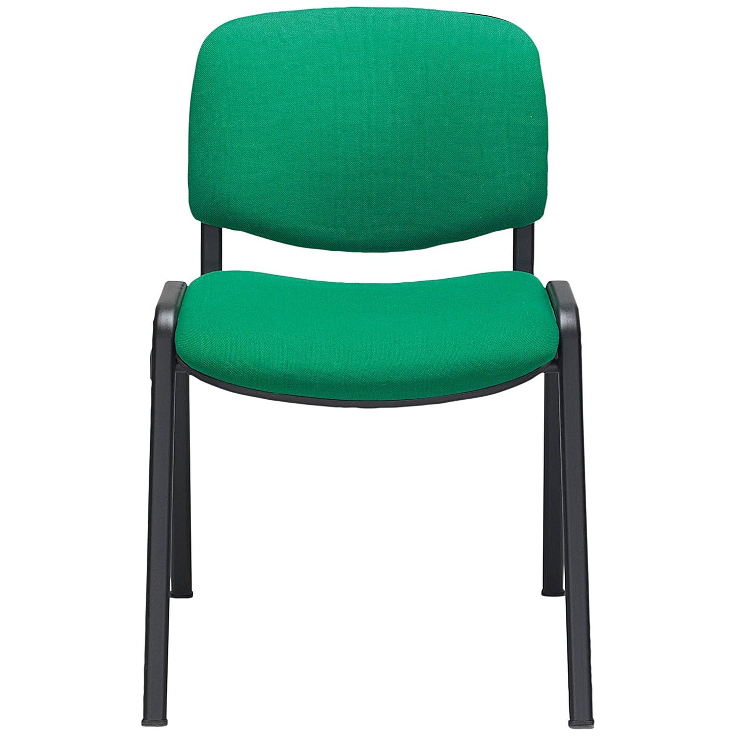 Jemini Ultra Multipurpose Black Frame Stacking Chair, Green