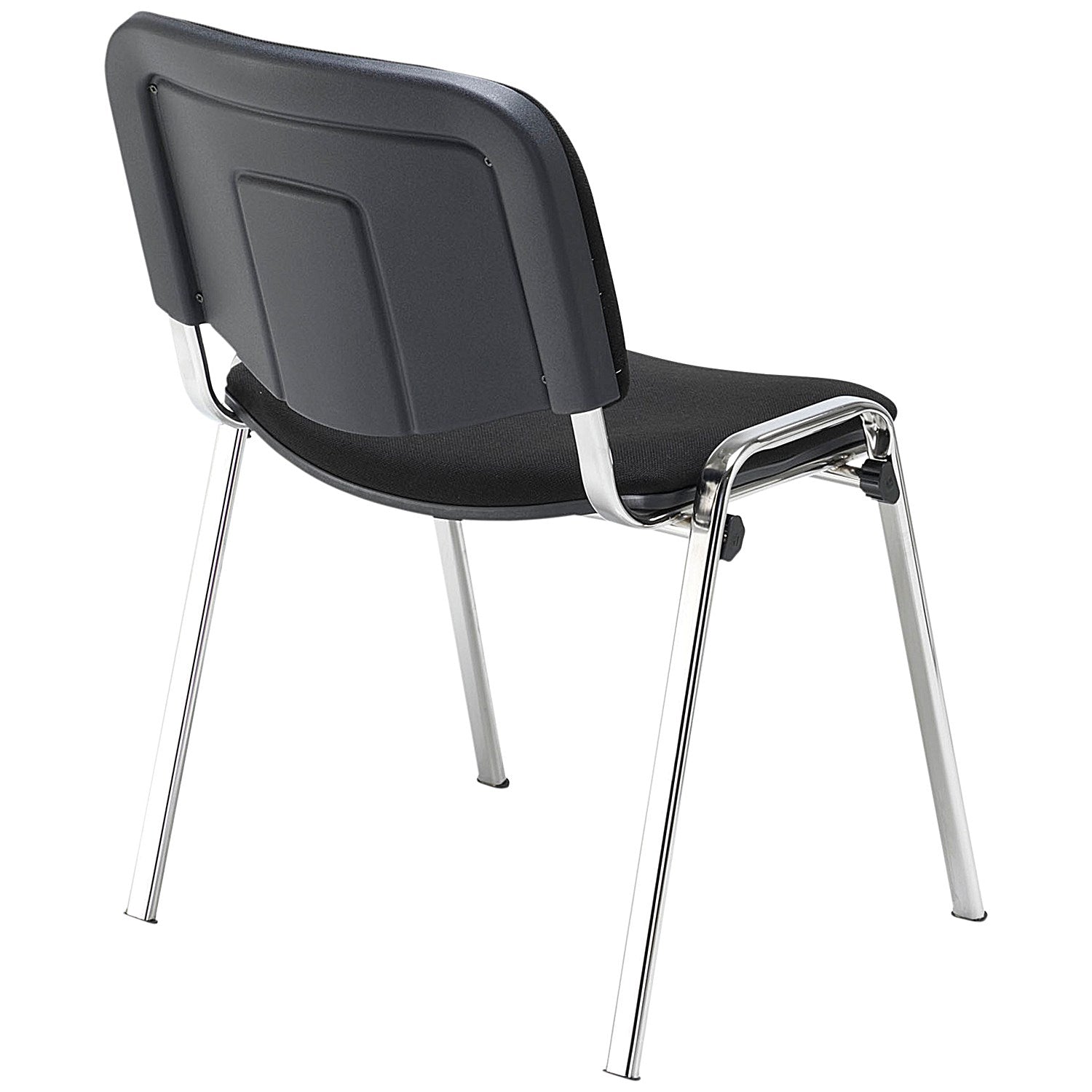 Jemini Ultra Multipurpose Chrome Frame Stacking Chair, Black Easy2Order : KF90558