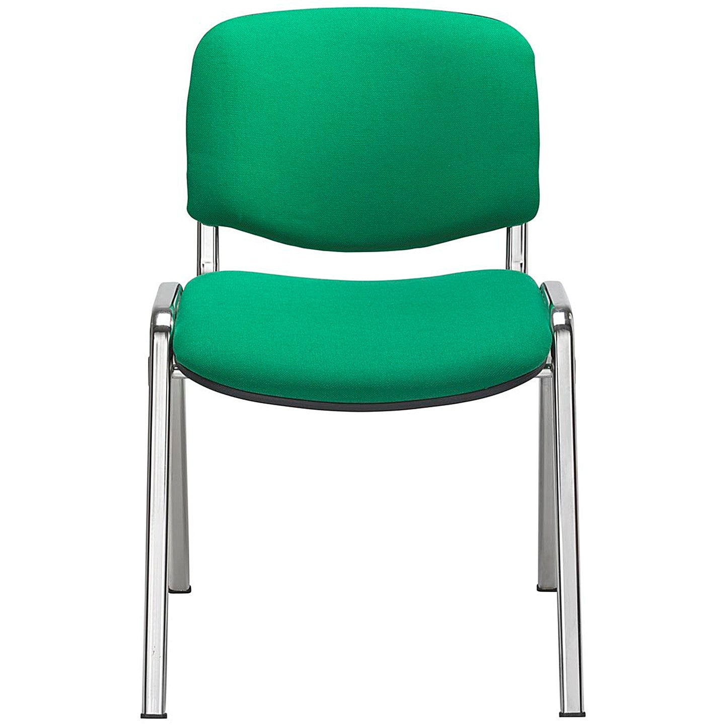 Jemini Ultra Multipurpose Chrome Frame Stacking Chair, Green