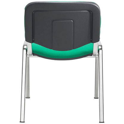 Jemini Ultra Multipurpose Chrome Frame Stacking Chair, Green Easy2Order : KF90559