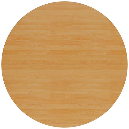 Jemini Round Meeting Table, 1100mm Wide, Beech