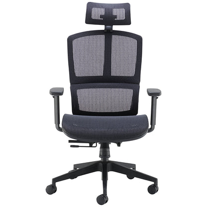Arista Lena High Back Executive Mesh Chair, Black